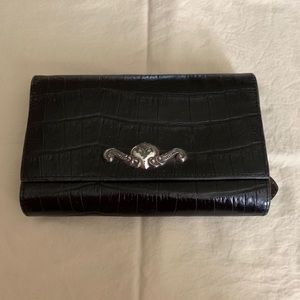 Large Brighton wallet. Leather.
